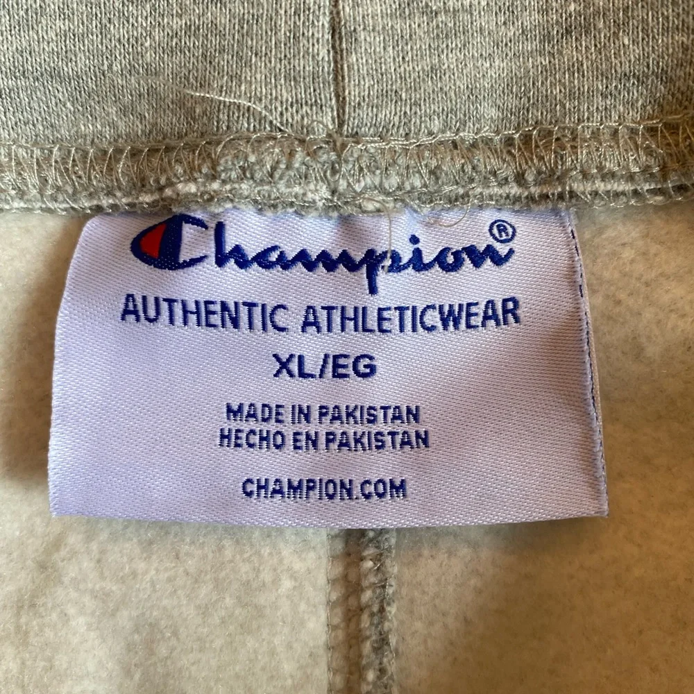 Champion Light Gray Drawstring Waist Sweatpants